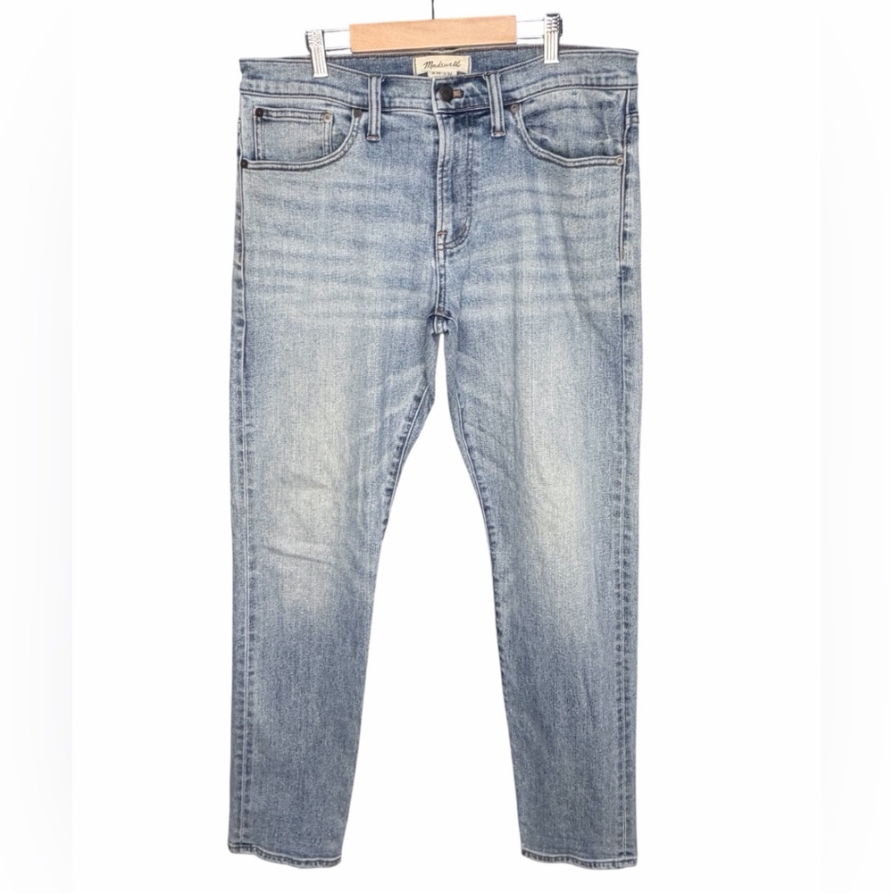 Madewell Light Blue Slim Straight Selvedge Mens Jeans